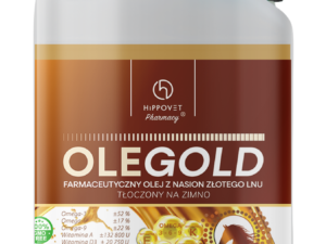 OLEGOLD Hippovet Pharmacy – olej lniany z wit ADEK - obrazek 1